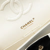 Secondhand Chanel Medium Classic Bi Stripe Lambskin Double Flap
