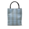 Secondhand Burberry House Check Canvas Handbag