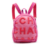 Chanel Mesh Logo Doudoune Backpack Secondhand