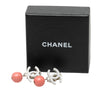 Chanel CC Gold Plated Resin Ball Drop Clip On Earrings Secondhand