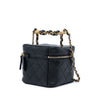 Chanel Small Quilted Calfskin Chain Bar Vanity Case with Chain Secondhand