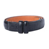 Secondhand Wathne Croc-Embossed Leather Belt -'90s