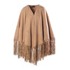 Secondhand Loro Piana Suede Fringe Cape