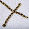 Secondhand Moschino Resort White Gold Chain Skirt - '10s