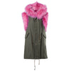 Secondhand Furs 66 Milano Fur-Trimmed Sleeveless Parka - '10s