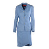 Secondhand Valentino Night Blue Viscose Skirt Suit - ’90s
