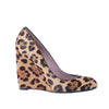 Gucci Two-Tone Leopard Print Pony Hair Wedge Pumps