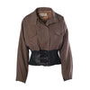 Secondhand Jean Paul Gaultier Pour Gibo 1980s Corset Belt Jacket - '80s