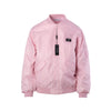 Secondhand Dolce & Gabbana Pink Nylon Satin Logo Bomber Jacket