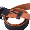 Secondhand Richmond Distressed Brown Leather Belt with Cross Buckle - '00s