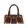 Secondhand Celine Leopard Print Ella Satchel Bag - '00s