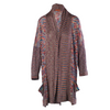 second hand Missoni Iconic Multicolor Draped Knit Cardigan -'90s