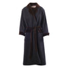 Secondhand Saint Laurent Rive Gauche Paris Velvet Trim Wool Coat – '70s