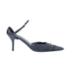 Secondhand Gucci Horsebit GG Canvas Slingback Pumps - '10s