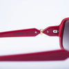 Secondhand Cartier Trinity Audrey 440 Red Acetate Sunglasses - '20s