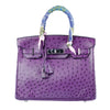 Secondhand Hermès Violet Ostrich Birkin 30 - '10s