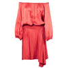 Secondhand Yves Saint Laurent Ruched Evening Silk Dress -'00s