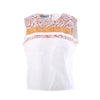 Secondhand Prada White Embroidered Top - '10s