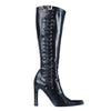 Secondhand Sergio Rossi Knee-High Leather Boots - '00s