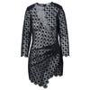 Secondhand Self Portrait Lace-Up Draped Mini Dress - '10s