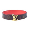 Secondhand Louis Vuitton LV Monogram Reversible Belt - '10s