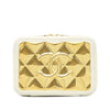 Chanel Mini CC Quilted Lambskin and Golden Plate Vanity Crossbody Secondhand