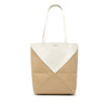 LOEWE Medium Bicolor Shiny Calfskin Puzzle Fold Tote Secondhand