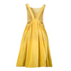 Secondhand Rochas Yellow Dress with Open Back Detail - '10s