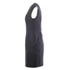 Secondhand Dolce&Gabbana Black Tailored Sheath Dress with Leopard Print Details -'00s