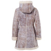 Secondhand Prada Women’s Shearling Long Coat with Hood - '00s