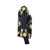 Secondhand Blumarine Folies Vintage Black & Yellow Rose Print Cardigan
