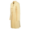Secondhand Chloé Lemon Yellow Hemp And Silk Coat With Gold Buttons - '10s