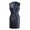Secondhand Richmond Black Leather Tailored Dress - '10s