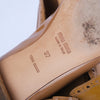 Secondhand Miu Miu Nude Patent Leather Flats with Ruffle Detailing - '10s