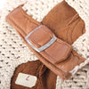 Secondhand Collection Privée Vintage Crochet and Leather Fingerless Gloves-'90s