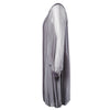 second hand Stephan Janson Grey Sheer Viscose Silk Cape Dress