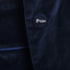 Secondhand Blumarine Navy Velvet Skirt Suit With Fur Cuffs