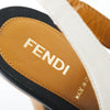 Secondhand Fendi Leather Peep Toe Slingback Sandals - '10s