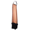 Secondhand Lanvin Strapless Printed Silk Dress with Jewel Detail- '00s