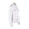 Secondhand Jean Paul Gaultier Junior Vintage White Denim Hourglass Jacket - '90s