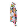 Secondhand Dolce & Gabbana Pink Floral Print Bomber Jacket