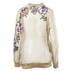 second hand Givenchy Floral Sequin Embellished Sheer Sweatshirt
