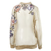Secondhand Givenchy Floral Sequin Embellished Sheer Sweatshirt - '10s