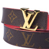 Secondhand Louis Vuitton LV Monogram Reversible Belt - '10s