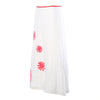 Secondhand Roberto Musso Graphic Sunburst Linen Maxi Skirt - '10s