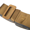 Secondhand Prada Satin Wide Logo Belt with Covered Buckle - '90s
