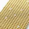 Secondhand Vintage Gold Bracelet with Brilliant-Cut Diamonds – '80s