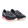 Secondhand Prada Black Canvas Crystal Embellished Slip on Sneakers - '20s