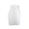 Secondhand Hermès White Calfskin Leather Paperbag Shorts - '20s