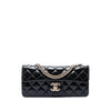 Chanel Quilted Patent Glitter Evening Star East West Flap Secondhand